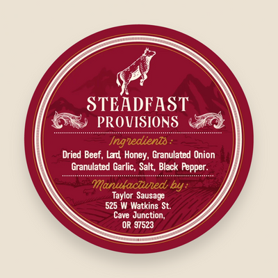 Pemmican Spread:<BR>"Like Bacon in a Bag" Steadfast Provisions
