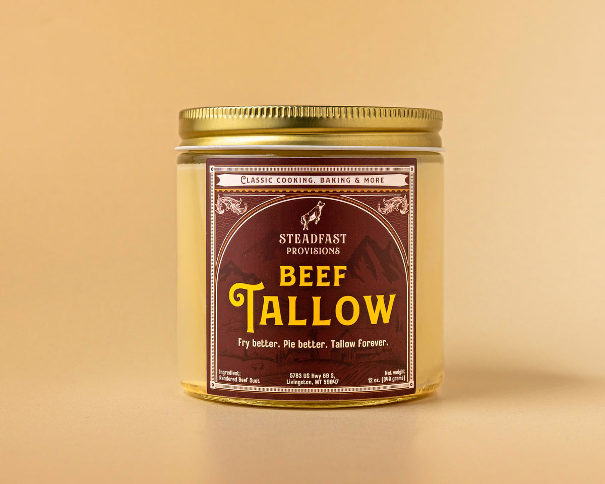 Tallow:<BR>Grass-Fed Beef Fat Steadfast Provisions Webstore