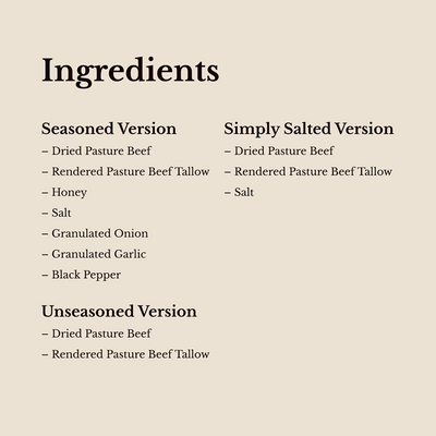 Pemmican Bar:<BR>"Three Hours" Steadfast Provisions Webstore