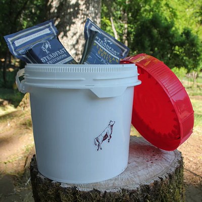 Seven Bricks Pemmican Bucket:<BR>"Three Weeks" Steadfast Provisions