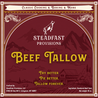 Tallow:<BR>Grass-Fed Beef Fat
