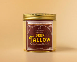 Tallow:<BR>Grass-Fed Beef Fat Steadfast Provisions Webstore