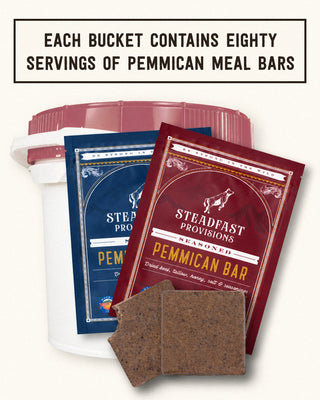 Pemmican Storage Bucket of BARS Steadfast Provisions